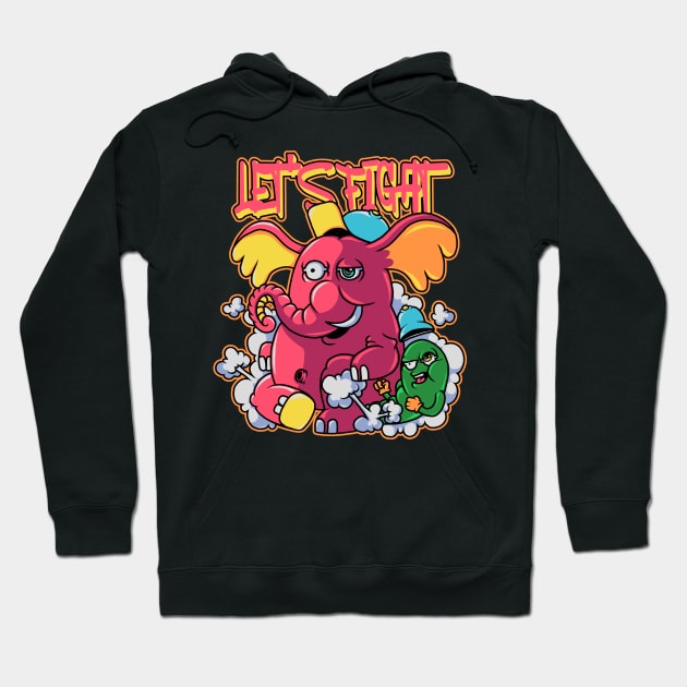 Let's fight Hoodie by Forstration.std